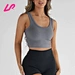 Add sophistication to your activewear with our scoop neck crop top. Shop now for a range of sizes and colors to elevate your workout wardrobe with our high neck cropped tank top.